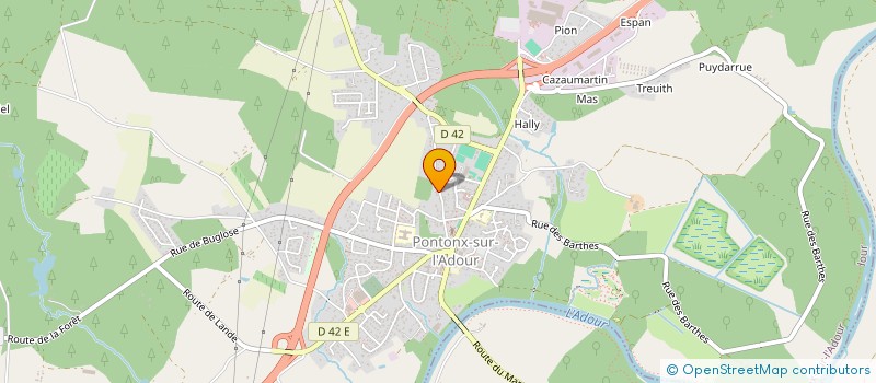 localisation de l'entreprise MADAME FATIHA LOUNIS  PONTONX-SUR-L'ADOUR