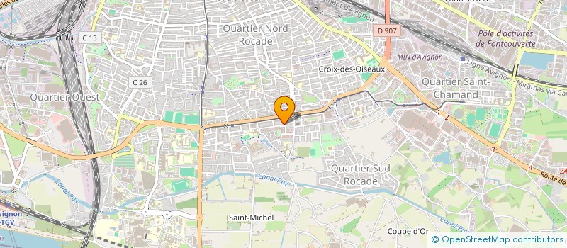 localisation de l'entreprise MADAME FATIHA MAJID  AVIGNON