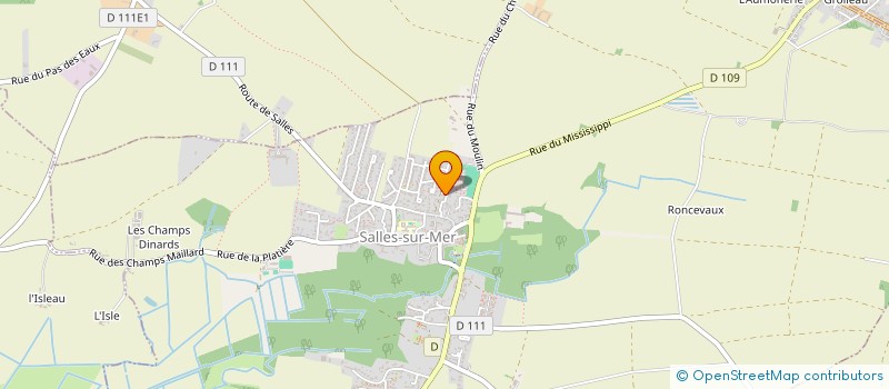 localisation de l'entreprise MADAME FATIHA MERCAN  SALLES-SUR-MER