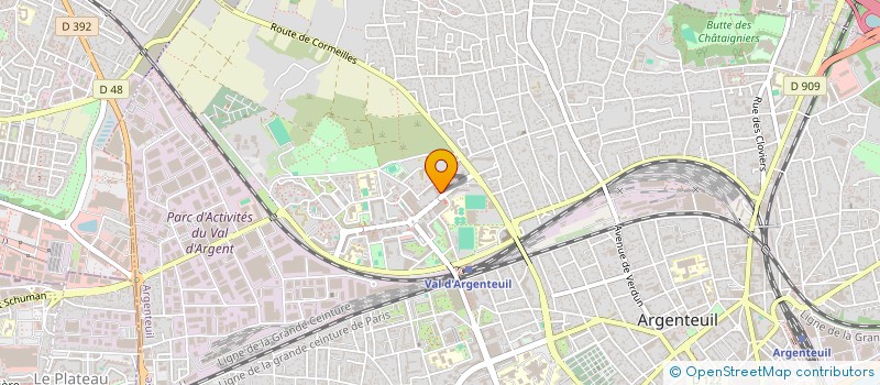 localisation de l'entreprise MADAME FATIHA MERZI  ARGENTEUIL