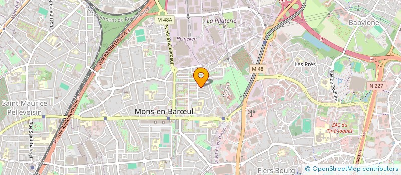 localisation de l'entreprise MADAME FATIHA MEZIAT  MONS-EN-BARUL