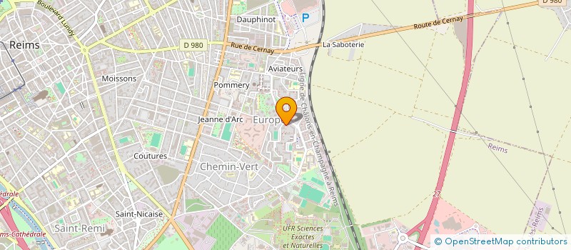 localisation de l'entreprise MADAME FATIHA MILOUDI  REIMS