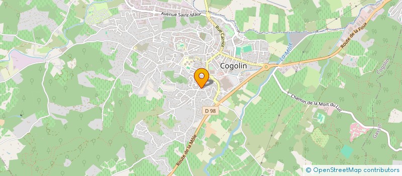 localisation de l'entreprise MADAME FATIHA MSSIAIDI  COGOLIN