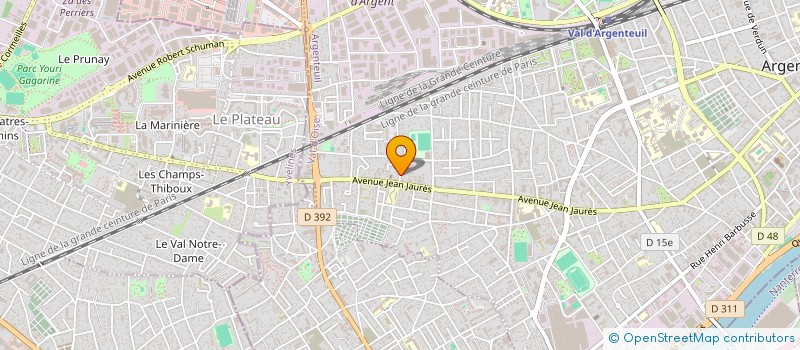 localisation de l'entreprise MADAME FATIHA NEDROMI  ARGENTEUIL