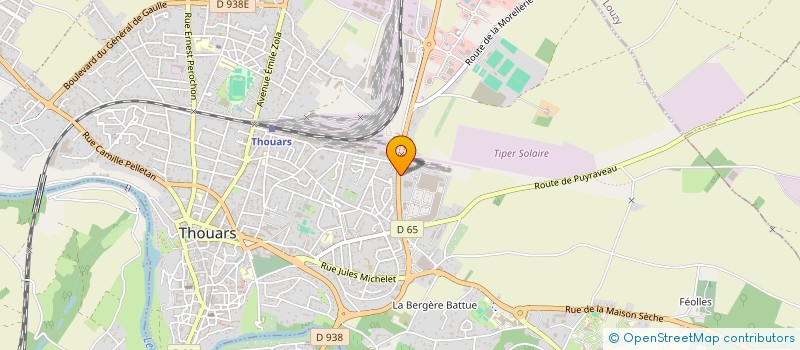 localisation de l'entreprise MADAME FATIHA OLAGNIER  THOUARS