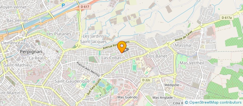 localisation de l'entreprise MADAME FATIHA OUCHENE  PERPIGNAN