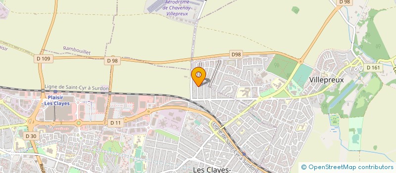 localisation de l'entreprise MADAME FATIHA OUNAINI  LES CLAYES-SOUS-BOIS