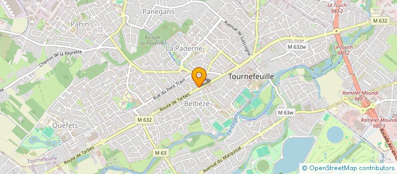 localisation de l'entreprise MADAME FATIHA RAHMANI  TOURNEFEUILLE