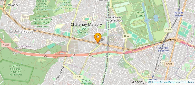 localisation de l'entreprise MADAME FATIHA RESSAD  CHATENAY-MALABRY