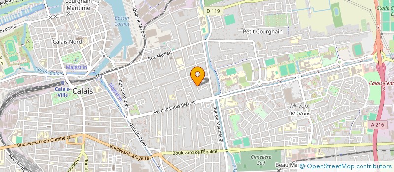 localisation de l'entreprise MADAME FATIHA SADI  CALAIS