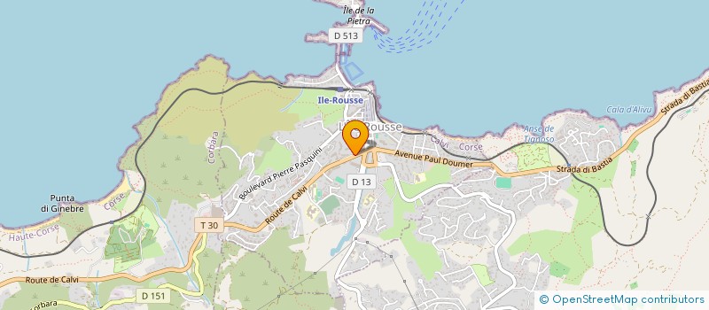 localisation de l'entreprise MADAME FATIHA SAID à L'ILE-ROUSSE