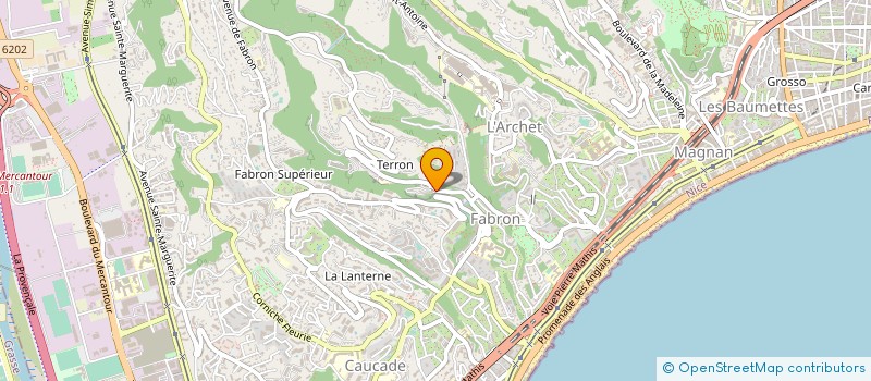localisation de l'entreprise MADAME FATIHA SALEK à NICE