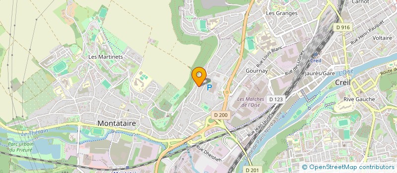 localisation de l'entreprise MADAME FATIHA SLIMANI  MONTATAIRE