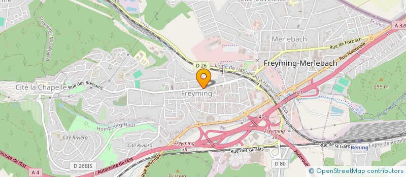 localisation de l'entreprise MADAME FATIHA SOLTANI  FORBACH