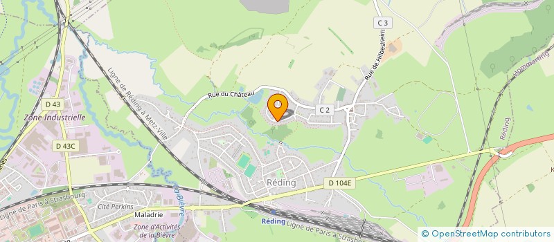 localisation de l'entreprise MADAME FATIHA SOUALHINE  REDING