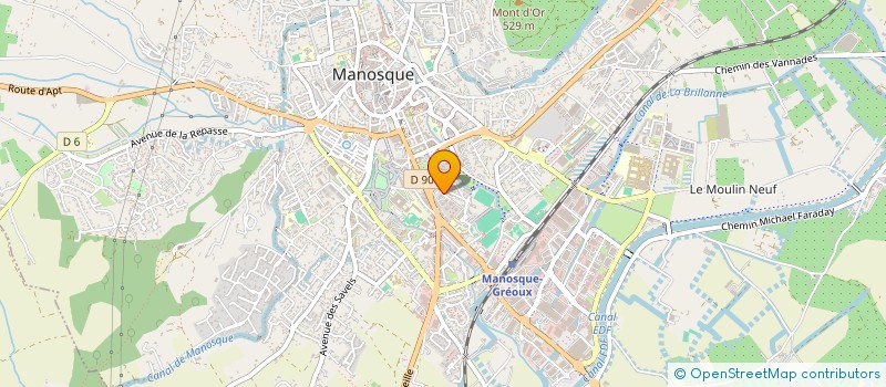 localisation de l'entreprise MADAME FATIHA TROMBITAS à MANOSQUE