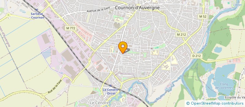 localisation de l'entreprise MADAME FATIHA ZIBOUCHE  COURNON-D'AUVERGNE