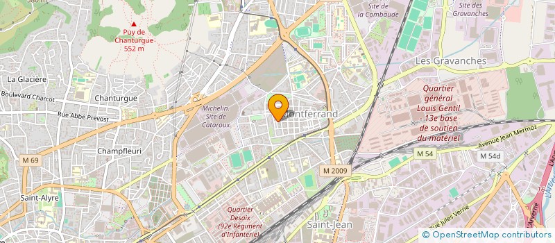 localisation de l'entreprise MADAME FATIHA ZIDANE  CLERMONT-FERRAND