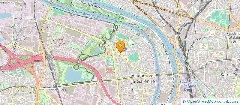 localisation de l'entreprise MADAME FATIHIA TAMER à VILLENEUVE-LA-GARENNE