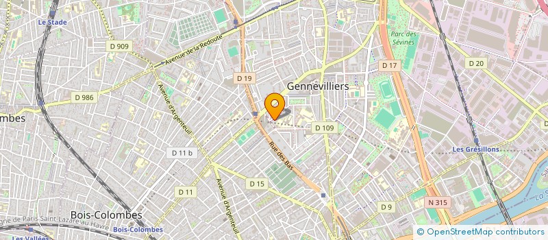 localisation de l'entreprise MADAME FATIM BROUI à GENNEVILLIERS