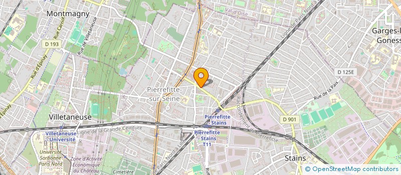 localisation de l'entreprise MADAME FATIM DRAME  PIERREFITTE-SUR-SEINE