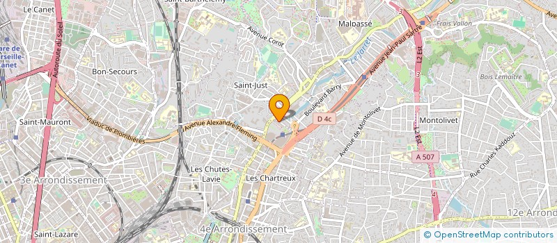 localisation de l'entreprise MADAME FATIM ZAHRA HAJAJ à MARSEILLE