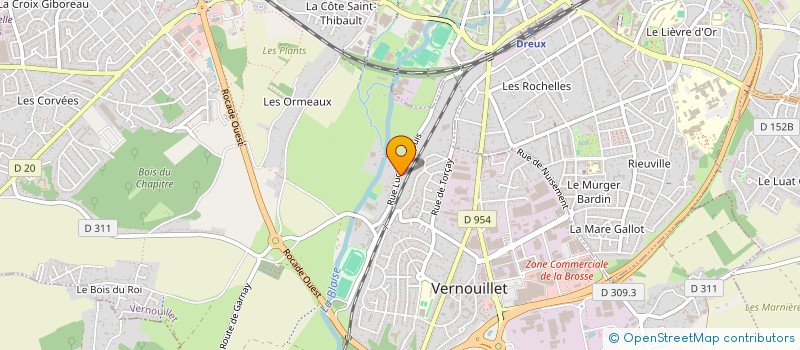 localisation de l'entreprise MADAME FATIMA ABBOUI à VERNOUILLET