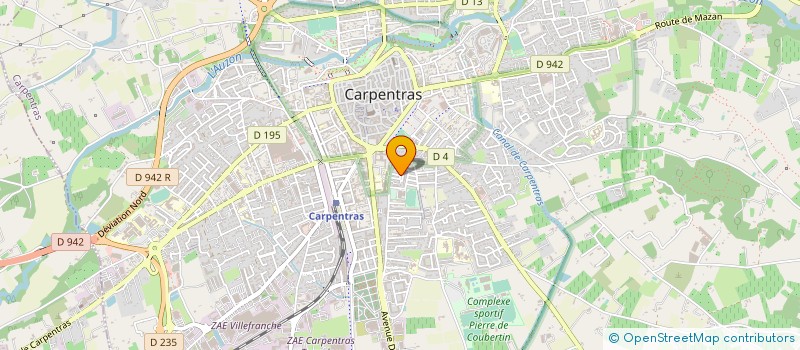 localisation de l'entreprise MADAME FATIMA ABERKANE à CARPENTRAS
