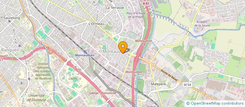 localisation de l'entreprise MADAME FATIMA ACHAKKOR  TOULOUSE