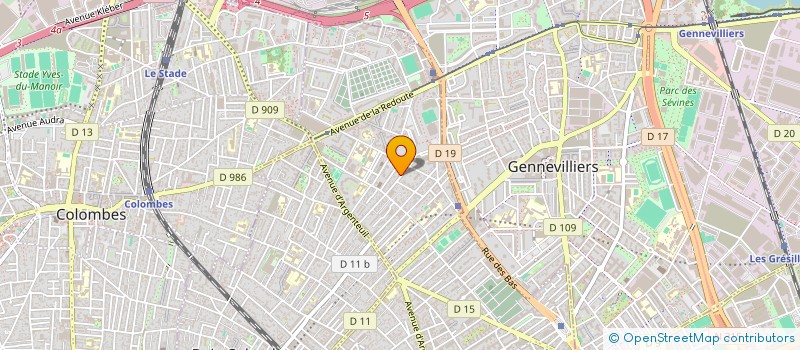 localisation de l'entreprise MADAME FATIMA ADDA  ASNIERES-SUR-SEINE