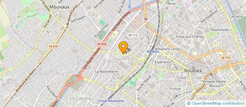 localisation de l'entreprise MADAME FATIMA ADDARAZI  TOURCOING