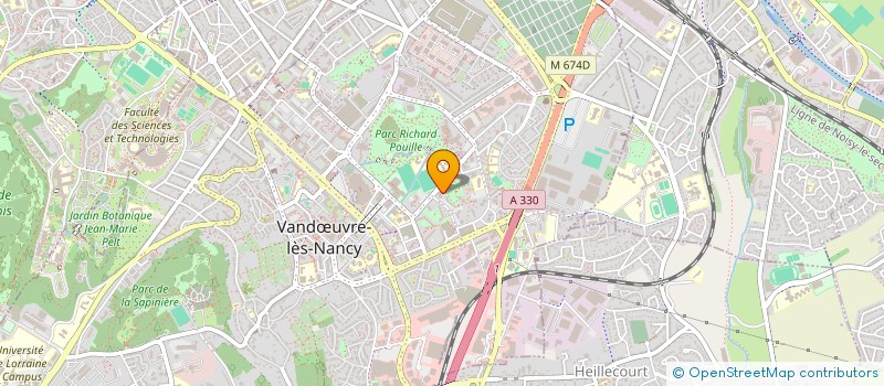 localisation de l'entreprise MADAME FATIMA AHMED  VANDUVRE-LES-NANCY