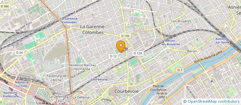 localisation de l'entreprise MADAME FATIMA AHNOU à COURBEVOIE