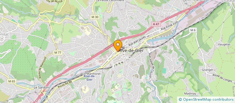 localisation de l'entreprise MADAME FATIMA AINOUCH  RIVE-DE-GIER