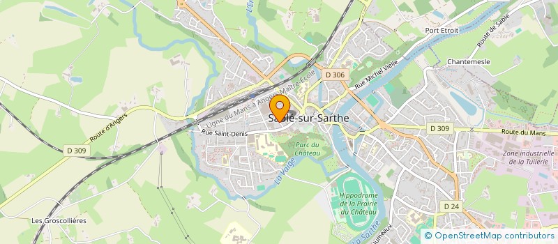 localisation de l'entreprise MADAME FATIMA AIT BRIZA  SABLE-SUR-SARTHE