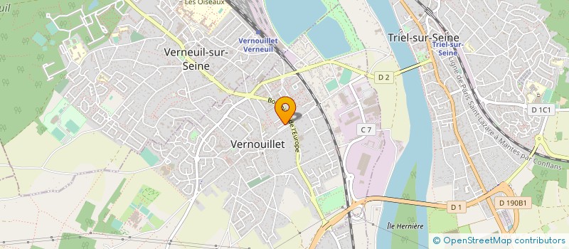 localisation de l'entreprise MADAME FATIMA AKDIM à VERNOUILLET