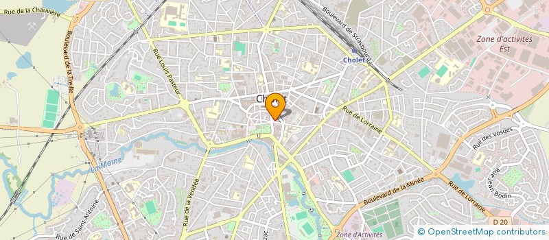 localisation de l'entreprise MADAME FATIMA ALAMI à CHOLET