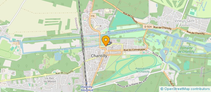 localisation de l'entreprise MADAME FATIMA ALHOUR  CHANTILLY