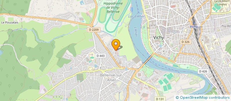 localisation de l'entreprise MADAME FATIMA ALI MOHAMED  BELLERIVE-SUR-ALLIER