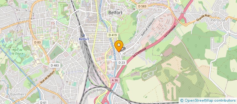 localisation de l'entreprise MADAME FATIMA ALOUANE à BELFORT