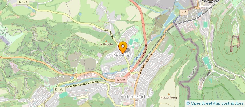 localisation de l'entreprise MADAME FATIMA AMDA  RUSSANGE