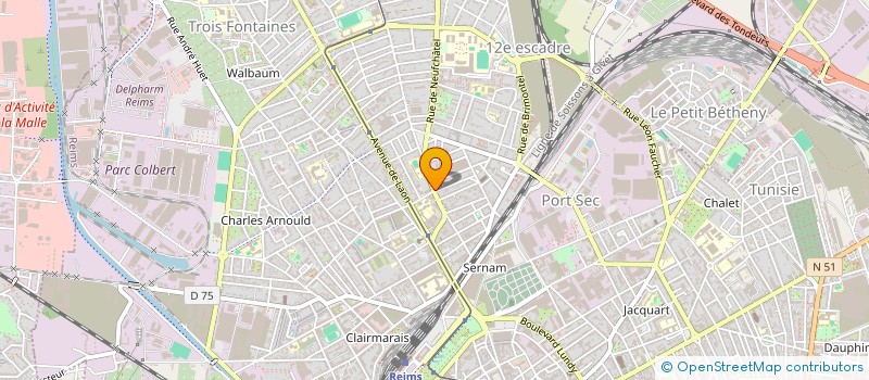 localisation de l'entreprise MADAME FATIMA ANDRADA à REIMS