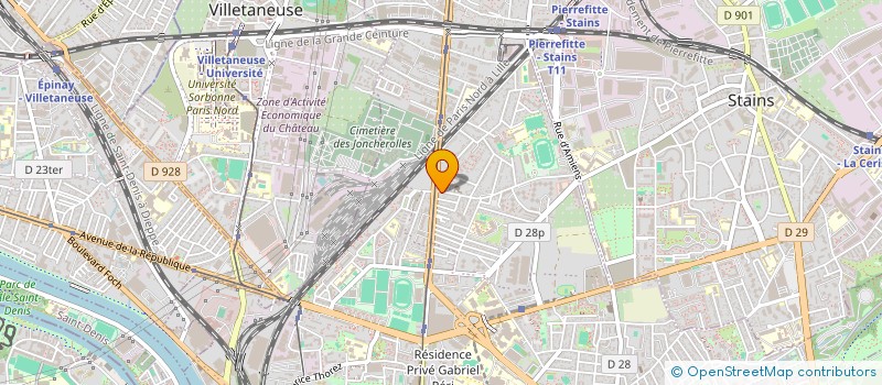 localisation de l'entreprise MADAME FATIMA AOUALIT à PIERREFITTE-SUR-SEINE