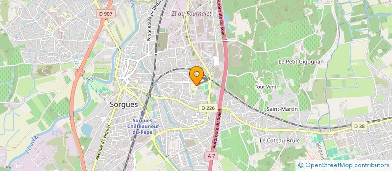 localisation de l'entreprise MADAME FATIMA AZAIMI  SORGUES