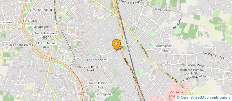 localisation de l'entreprise MADAME FATIMA AZMI  SAINT-JEAN-LE-BLANC