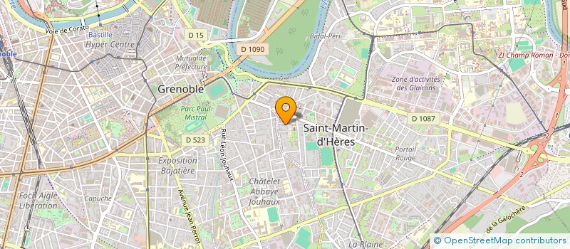 localisation de l'entreprise MADAME FATIMA AZZEDINE  SAINT-MARTIN-D'HERES