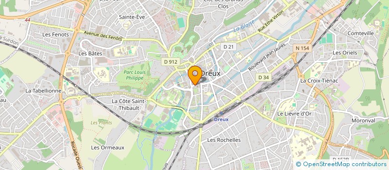 localisation de l'entreprise MADAME FATIMA BACRI à DREUX