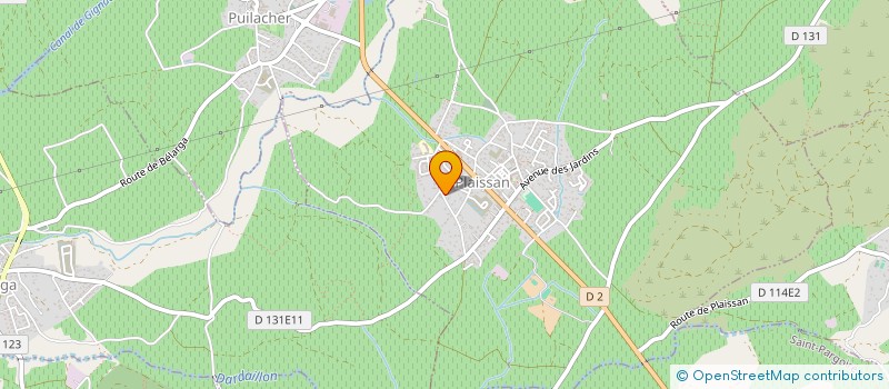 localisation de l'entreprise MADAME FATIMA BAHA à PLAISSAN