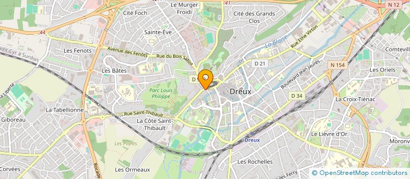 localisation de l'entreprise MADAME FATIMA BAHILILE à DREUX
