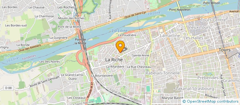 localisation de l'entreprise MADAME FATIMA BAHNES  LA RICHE